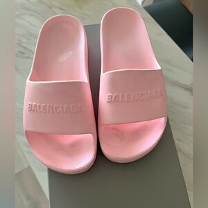 Balenciaga platform slides